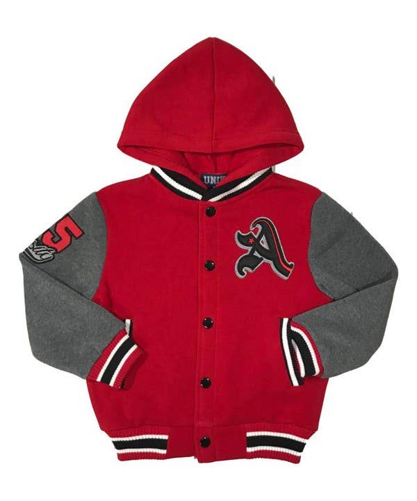 Boys Varsity Jacket with Hoodie